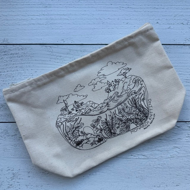 Monarch Knitting Seascape Pouch