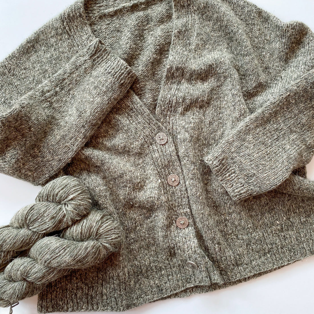 My Field Day Cardigan: The sweater that held two surprises for me.