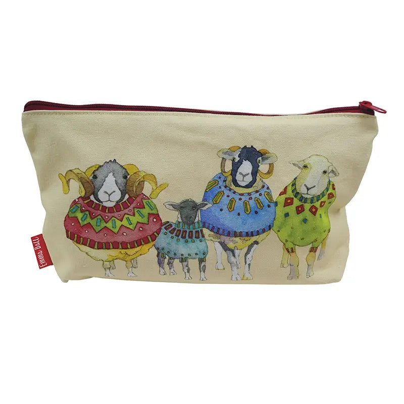 Emma Ball Sheep in Sweaters Zippered Pouch