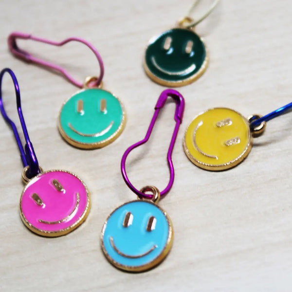 Smiley Stitch Markers