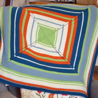 Burst of Color Baby Blanket