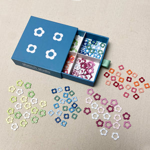 Flower Stitch Marker Sampler Box