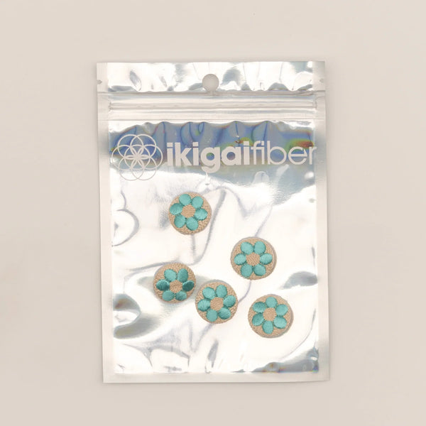 Ikigai Fiber Embroidered Buttons