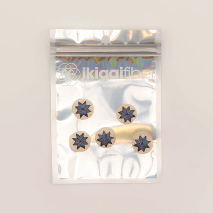 Ikigai Fiber Embroidered Buttons