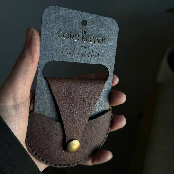 Purl and Hank Leather Cord Keeper