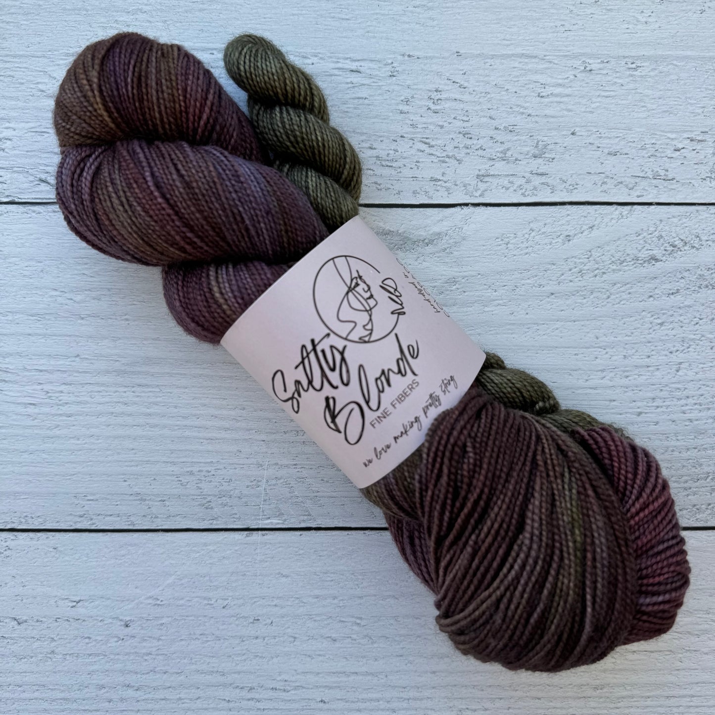 Salty Blonde Fiber 2-ply Sock Set