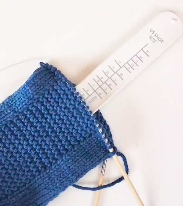 Sock Ruler - Sock Sizing Bracelet Ruler