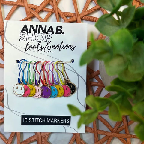 Smiley Stitch Markers
