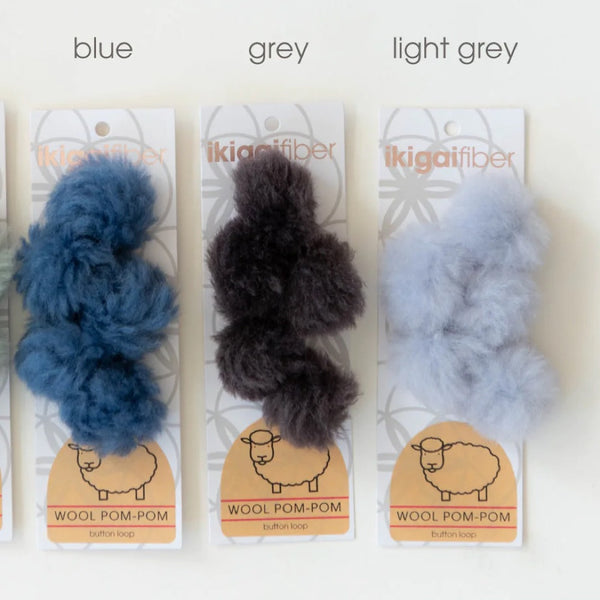 Ikigai Wool Pom-Poms - 4 cm