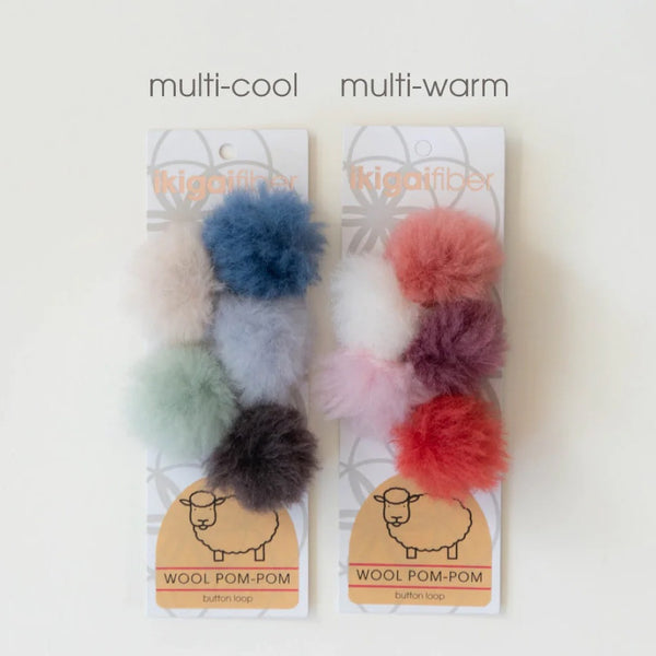 Ikigai Wool Pom-Poms - 4 cm