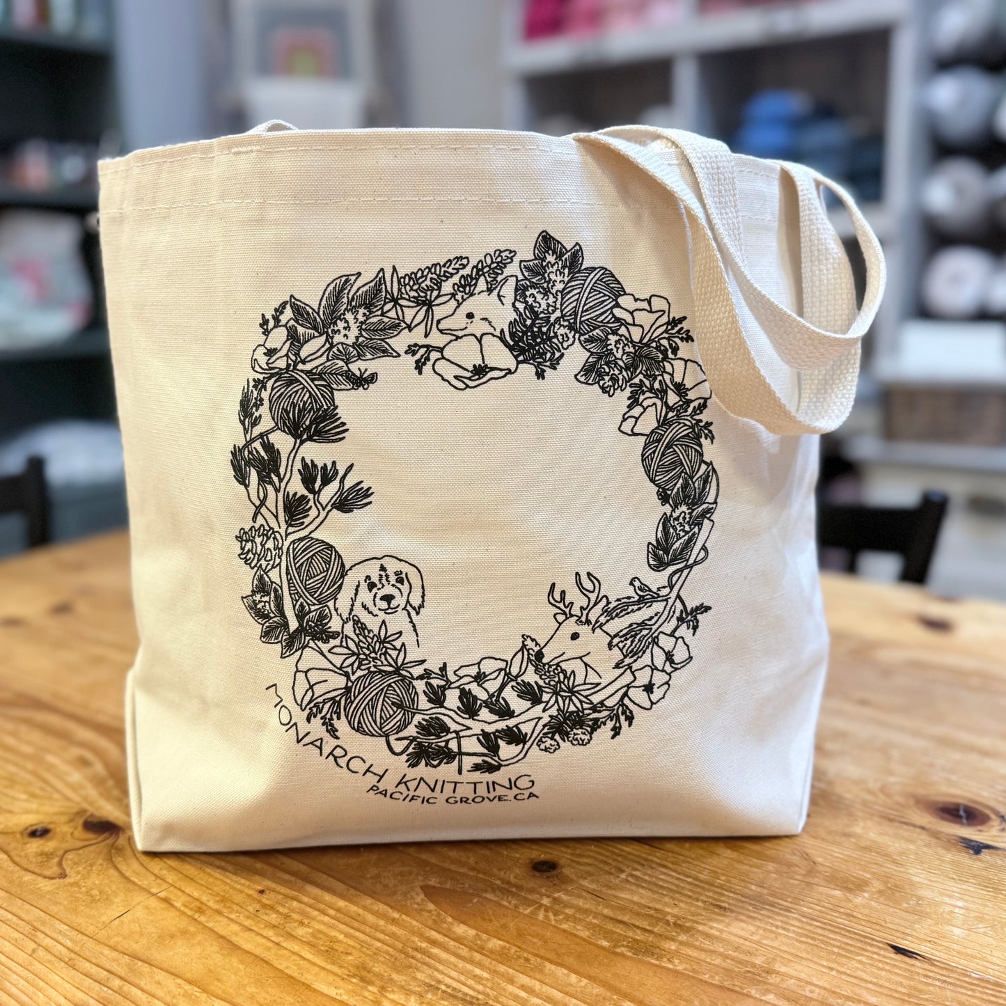Monarch Knitting Woodland Tote