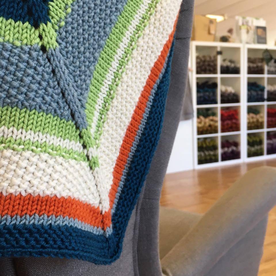 Burst of Color Baby Blanket