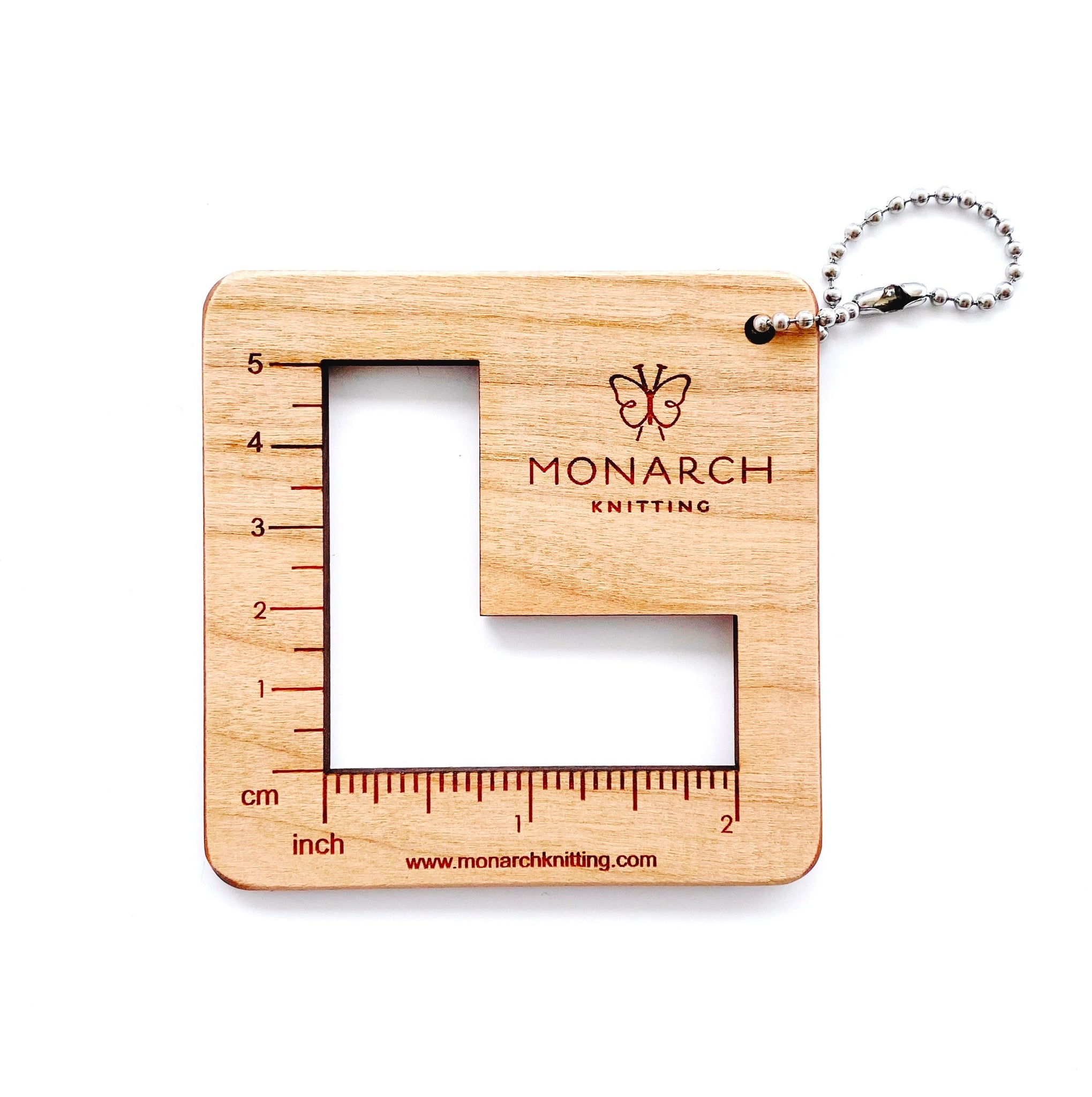 Monarch Knitting 2-inch Gauge Swatch Ruler