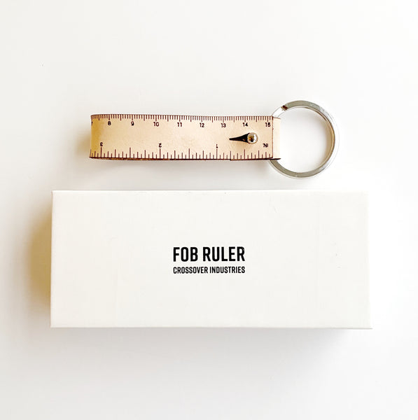 Leather Fob Ruler