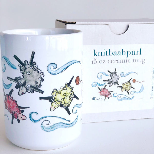Knit Baah Purl 15-ounce Mug