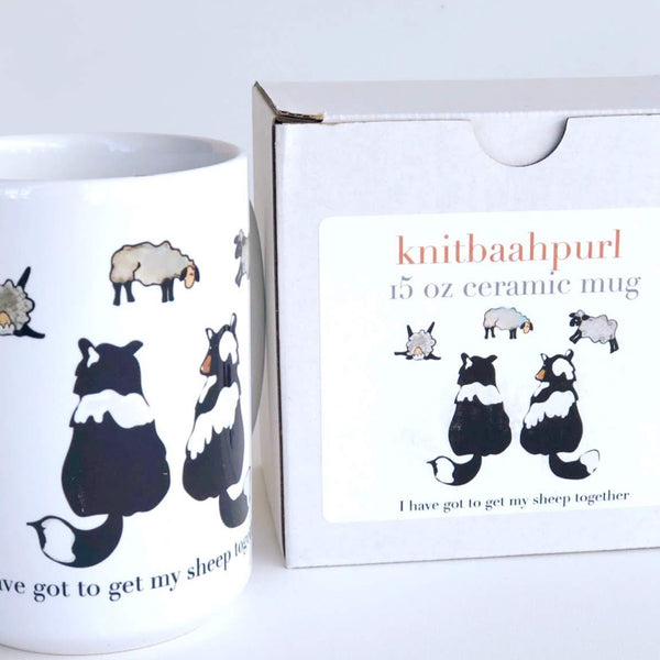 Knit Baah Purl 15-ounce Mug
