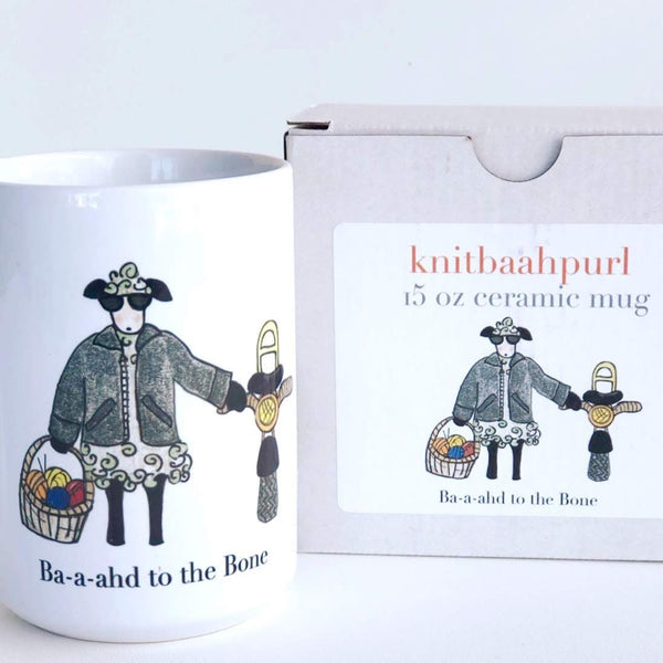 Knit Baah Purl 15-ounce Mug