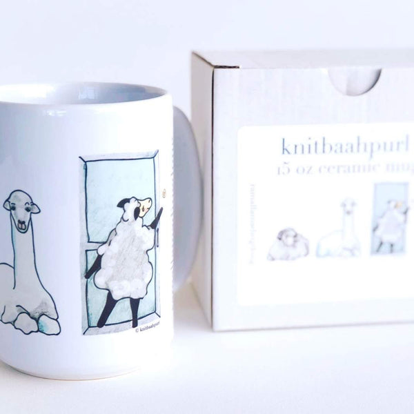 Knit Baah Purl 15-ounce Mug