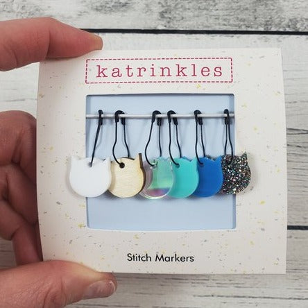 Cat-rinkles Cat Collection Acrylic Stitch Makers - Set of 6 - new colors