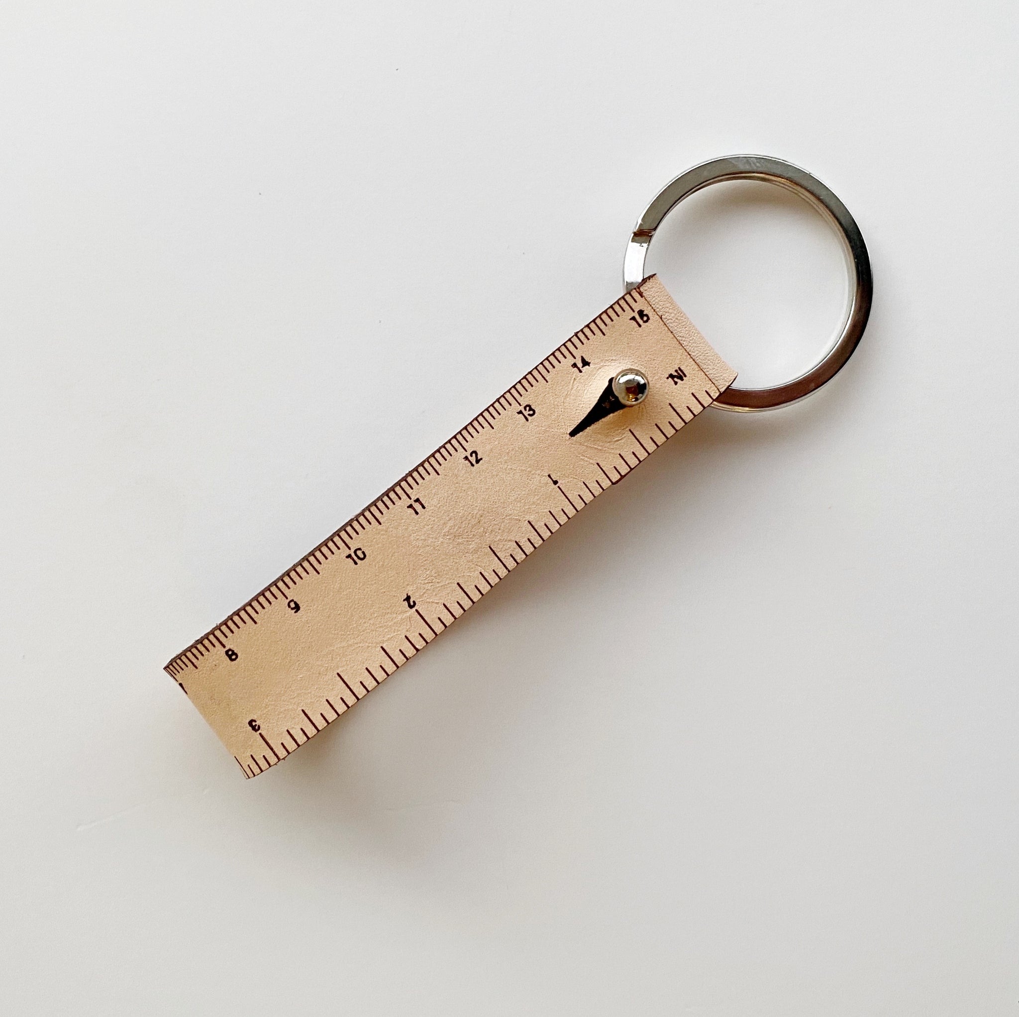 Leather Fob Ruler