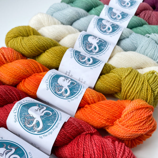 Sea Change Fibers Seacliff Fingering Half-Skein