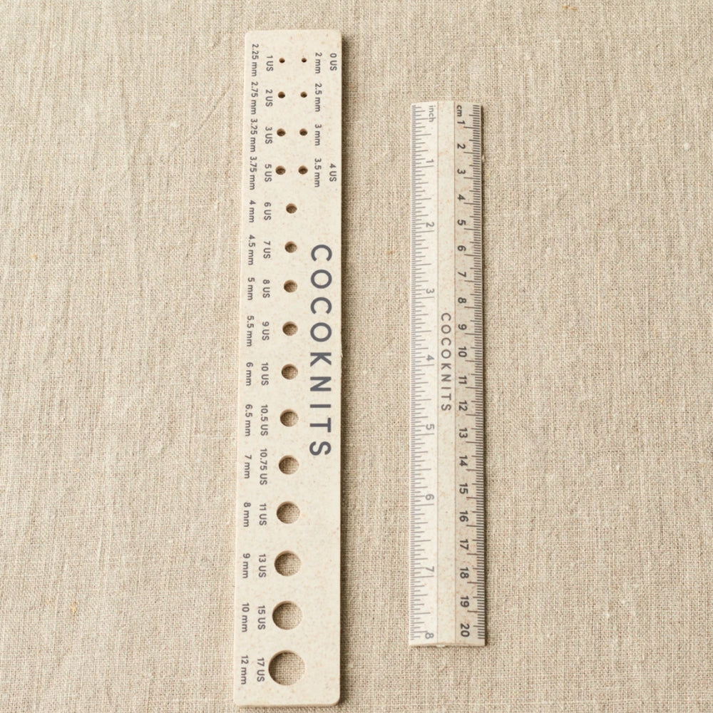 Cocoknits Ruler and Gauge Set
