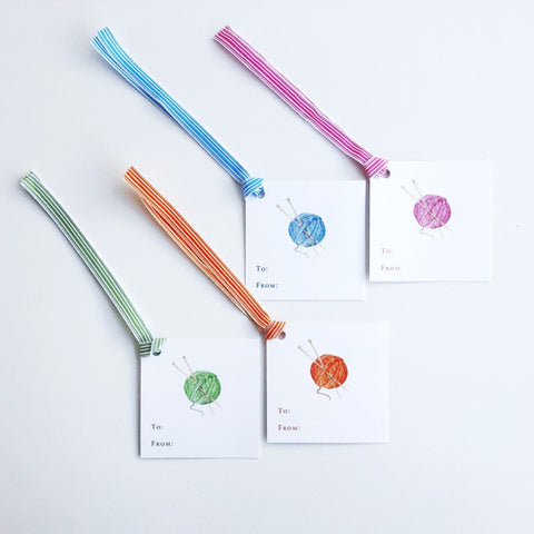Lobird Knitting Gift Tags