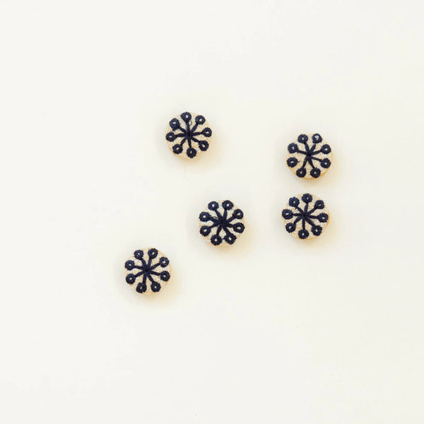 Ikigai Fiber Embroidered Buttons