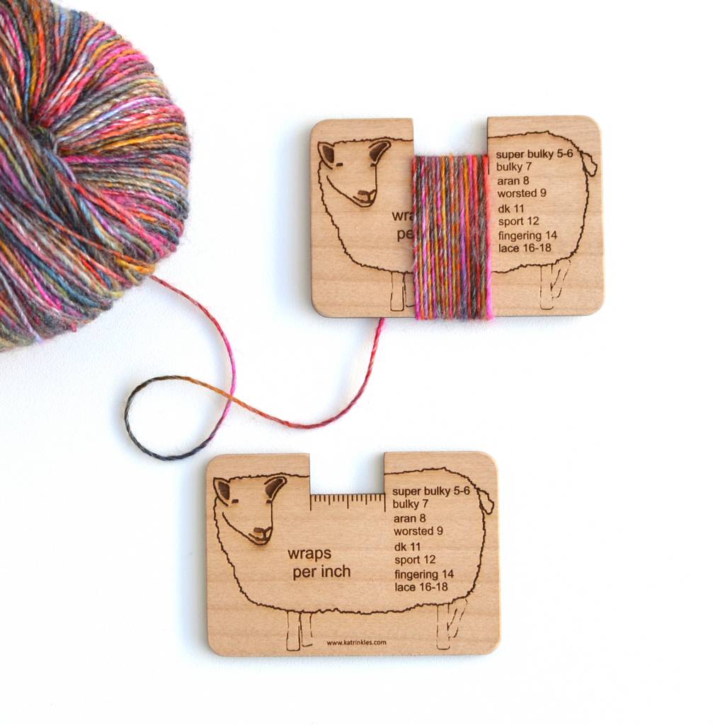 Sheep WPI Gauge - Katrinkles