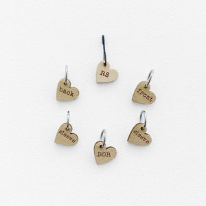 Instruction Stitch Marker Set - Card of 6 Pins