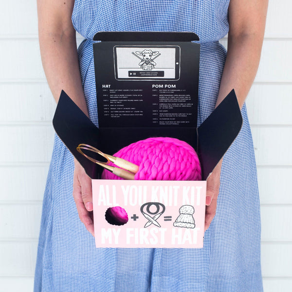Loopy Mango All You Knit Kit - Hat