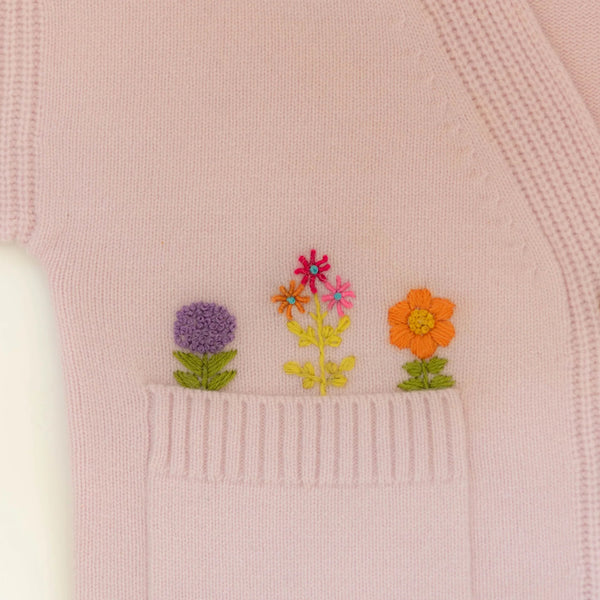 Scandi Flowers Stick and Stitch Embroidery Pattern