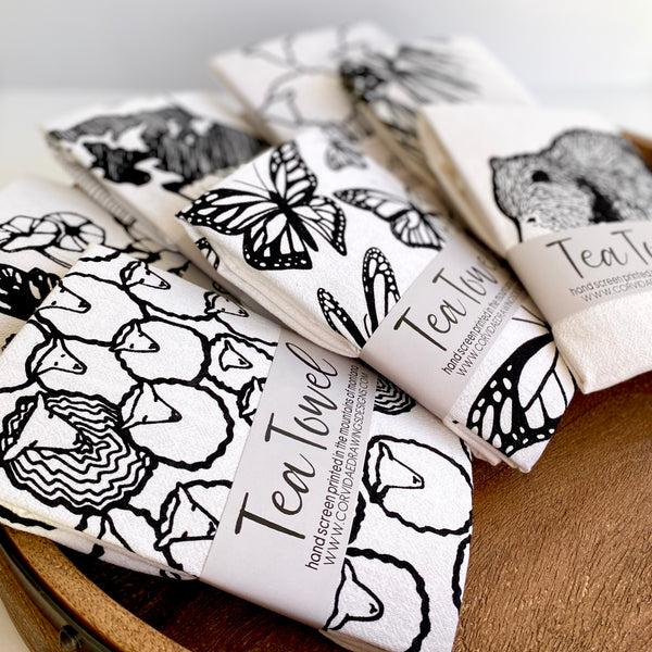 Corvidae Tea Towels