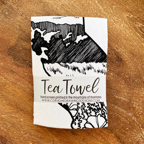 Corvidae Tea Towels