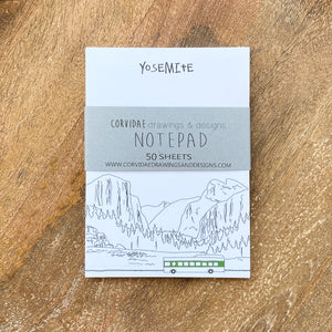 Corvidae Yosemite Park Notepad